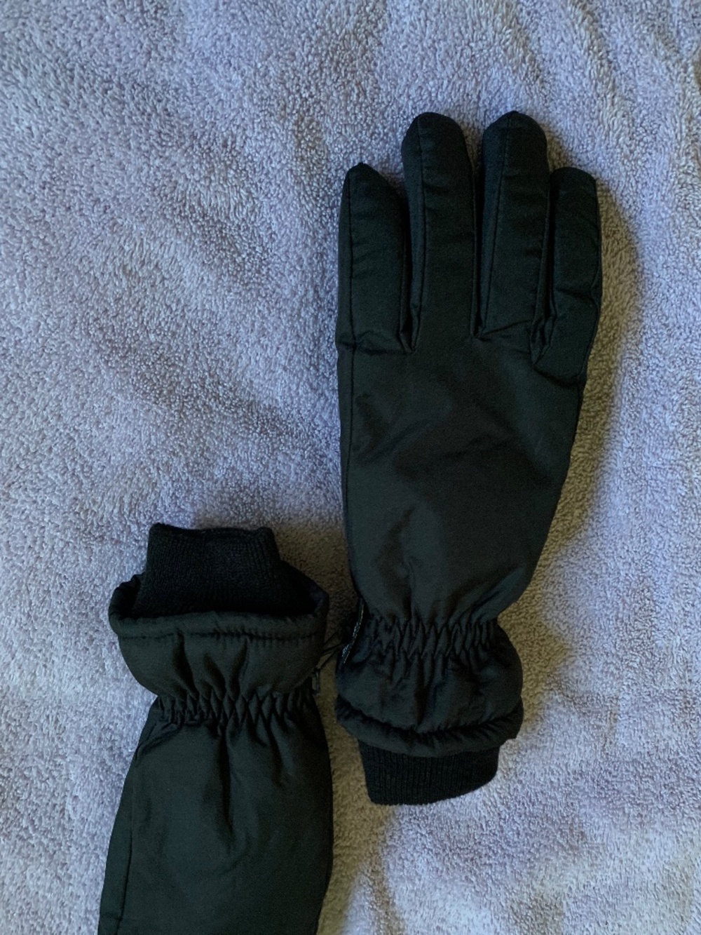 New Thinsulate Insulation Ladies Black Gloves sz M/L